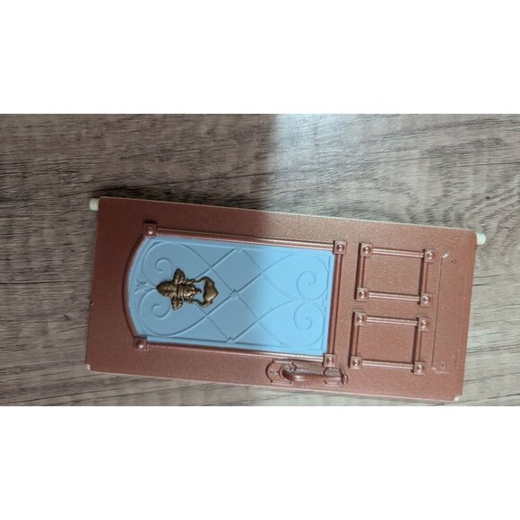 FISHER PRICE Loving Family Grand Mansion Replacement Front Door Brown Blue - Picture 4 of 5